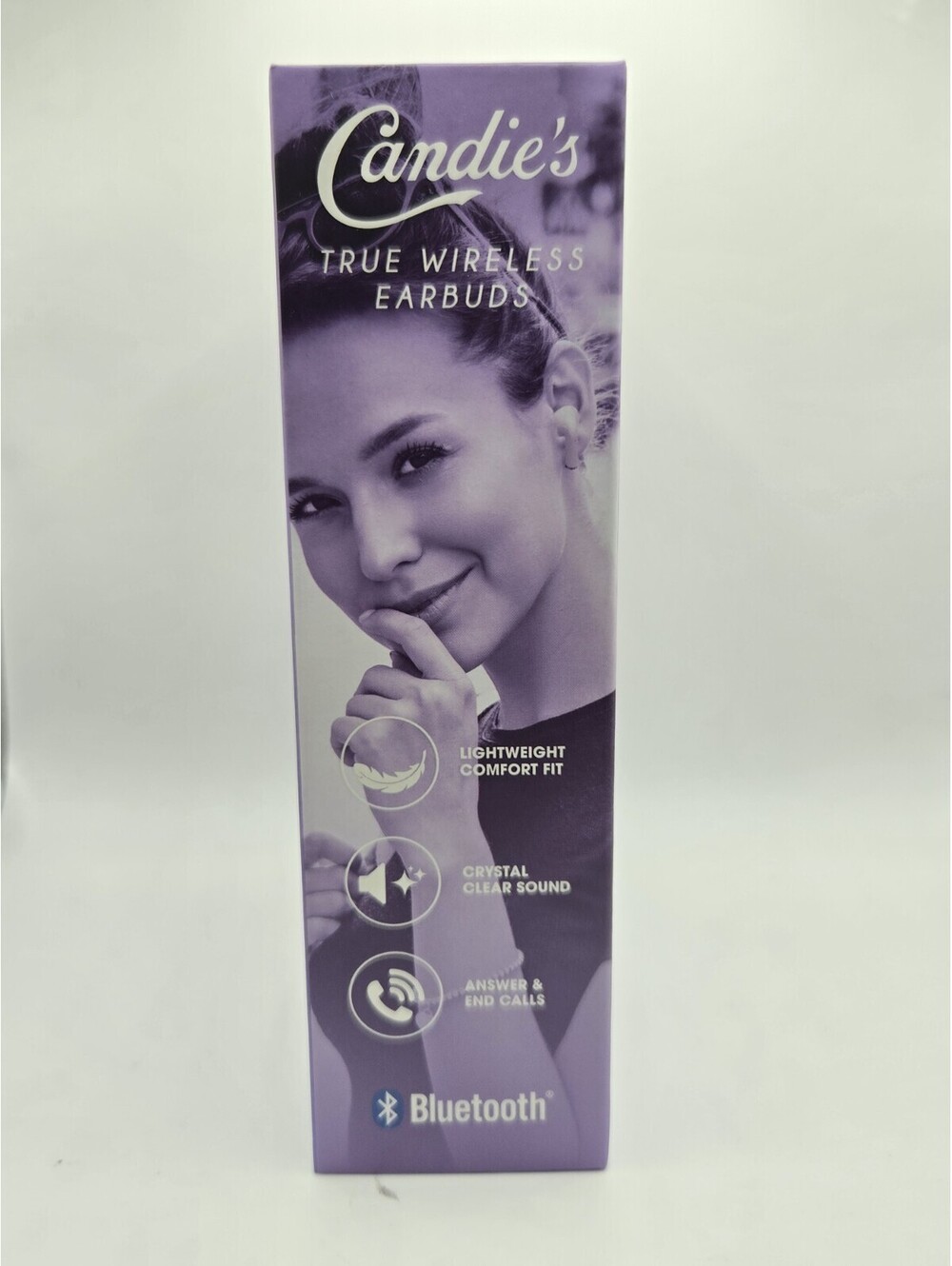 Candie's True Wireless Earbuds Bluetooth Light Purple Lavender NIB New In Box - Picture 3 of 4